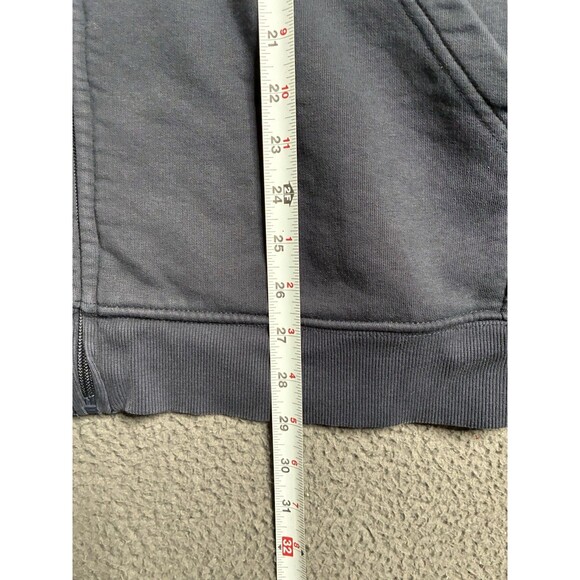 VTG Y2K Dickies Full Zip Hoodie Sweatshirt Mens XL Navy Cyber Skater Grunge - Picture 7 of 13